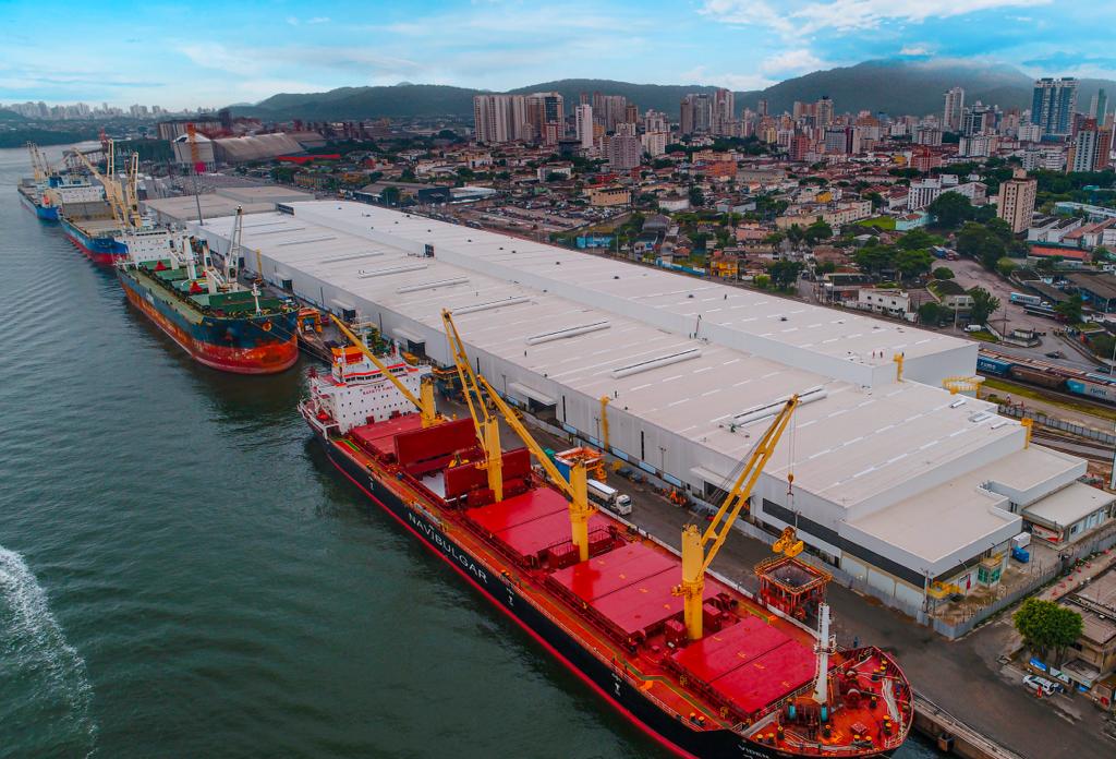 Eldorado Brasil Celulose inaugura Terminal Portuaria en el Puerto de Santos, en São Paulo